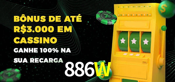 886W melhor bônus de depósito