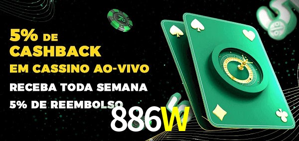 Promoções do cassino ao Vivo 886W
